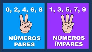 Números pares e números ímpares [upl. by Giorgio]