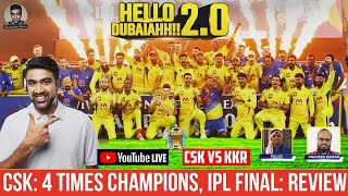 Comeback Super Kings  Champ21ons  CSK vs KKR  IPL Final Review  IPL2021  R Ashwin [upl. by Amelina]