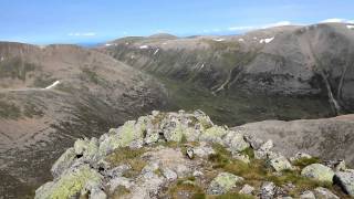 The Devils Point Cairn Toul amp Sgor an Lochain Uaine 7th July 2013 [upl. by Adnylem125]