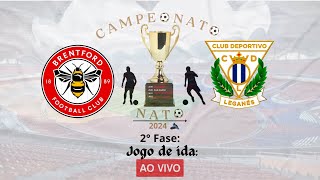 Brentford 1 x 2 Leganés Campeonato Nato 2024 2ª FASE  Jogo de ida [upl. by Siramay]