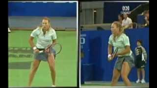 Alicia Molik  Slow Motion Topspin Serve [upl. by Kincaid]