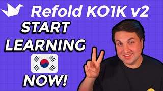 How to Start Learning Korean NOW  Refold KO1K version 2 Deck for Anki [upl. by Nitsugua]