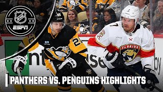 Florida Panthers vs Pittsburgh Penguins  Full Game Highlights  NHL on ESPN [upl. by Ardnassak192]