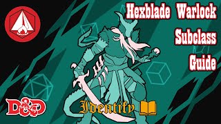 Hexblade Warlock  Subclass Guide  Xanathars  DampD 5e [upl. by Suryt]