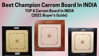 Best Champion Carrom Board in India 2021 Buyers Guide Top 5 Best Carrom Board to Buy [upl. by Yrtsed904]