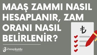 Maaş Zammı Nasıl Hesaplanır Zam Oranı Nasıl Belirlenir [upl. by Enyehc]