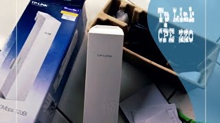 Unboxing Wireless 13Km TP LINK CPE 220 Pake Teknologi Pharos MAXtream [upl. by Beyer]