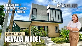 House Tour 50  Ultra Modern Sophisticated House Near Metro Manila  Nevada Model  Grand Riverdale [upl. by Alleiram]