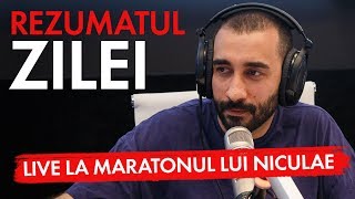 Șiiii Vali Dobrogeanu Rezumatul Zilei a fost prezent la Maratonul lui Niculae ediția a IVa [upl. by Ellehcin327]