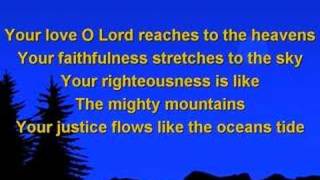 Your Love Oh Lord worship video w lyrics [upl. by Roque]