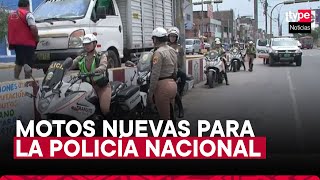 Municipalidad de Lima entregará 400 motos a la policía [upl. by Mannuela]