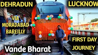 22546 Dehradun Lucknow Vande Bharat Express journey  Dehradun Lucknow Vande Bharat journey 🔥 [upl. by Kristine]