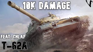 T62A feat Chlap420 10K Damage WoT Console  World of Tanks Modern Armor [upl. by Leuqram]