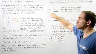 Selection Rules for Electron Transitions [upl. by Ysnil]