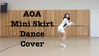 AOAs Mini Skirt dance cover by twoYAs Sandra [upl. by Inait]