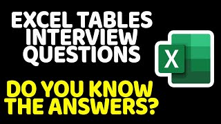 Excel interview question and answers  Job Interview in Excel  MS Excel [upl. by Daffie]