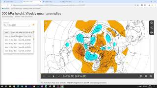 ECMWF 42 Day Forecast A Lot Of July Uncertainty [upl. by Craner]