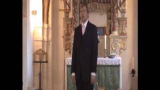 Glenn Bengtsson sings Guds Lov i Naturen by Beethoven in Bjuv 2009 [upl. by Yoho]