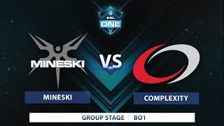 Mineski vs Complexity  Game 1  ESL One Katowice 2018 [upl. by Nuyh]