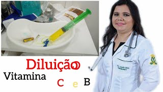 Diluição de vitamina C e Baplicação venosa [upl. by Dion373]