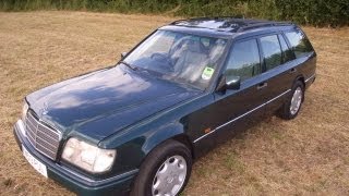 Classic W124 Mercedes Benz E300 diesel multivalve estate S124 stationwagen for sale with mikeedge7 [upl. by Fowler]