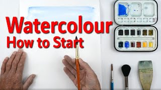 Watercolour Painting Absolutely what You need to Know to get Started  PART 1 [upl. by Hanauq]