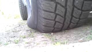 Tire on SUV deflation [upl. by Dorrej]