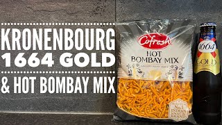 Kronenbourg 1664 Gold Review With CoFresh Hot Bombay Mix [upl. by Yrdua]