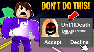 NEVER USE THIS NAME in Roblox Brookhaven [upl. by Scotney29]