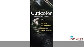 Cuticolor Hair Color Cream On ClickOnCare [upl. by Aehtela988]