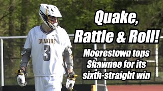 Moorestown 12 Shawnee 6  HS Boys Lacrosse  Cole Pitcher 3 Goals  3 Assists [upl. by Giulio]