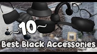 10 Best Black Accessory Codes for Bloxburg🖤  iiNixlaiiSweetBuilds [upl. by Zinnes706]