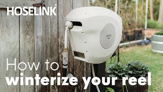 Prepare your Retractable Garden Hose Reel for Winter  Hoselink USA [upl. by Renato]