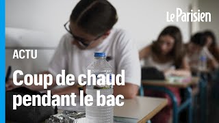 Les lycéens passent les épreuves de philosophie du bac sous la chaleur [upl. by Hymie339]