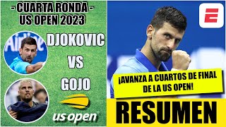 Novak Djokovic vs Borna Gojo  RESUMEN Octavos de final  US Open [upl. by Nomi]