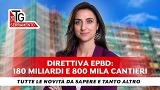 Direttiva EPBD 180 miliardi per 800 mila cantieri  TG DEL SERRAMENTO  giugno [upl. by Bennett481]