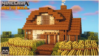 Minecraft Farmhouse Tutorial [upl. by Swetiana]