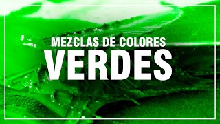 CÓMO HACER EL COLOR VERDE ✅ Mezclas de Colores Fácil 🎨 [upl. by Maggie222]