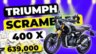 TRIUMPH SPEED 400 amp SCRAMBLER 400 X IN NEPAL  TEST RIDE  PRICE [upl. by Arres]