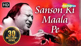 Sanson Ki Mala Pe Original Song by Nusrat Fateh Ali Khan  Video Song With Lyrics  Sad Song [upl. by Shirley17]