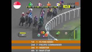 20240106  Race 12 Singapore Kranji Horse Racing Highlights  Pace88 Horse [upl. by Atsyrk]