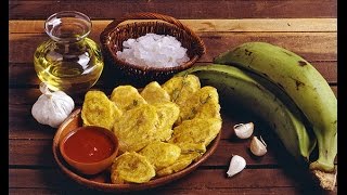 NEW Como hacer platanos fritos Tostones [upl. by Eelnayr]