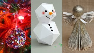 JAK ZROBIĆ OZDOBY NA CHOINKĘ 🎄 DIY  ZRÓB TO SAM ❤️‍ Lifechacki amp Pomysły na ozdoby choinkowe [upl. by Arral]