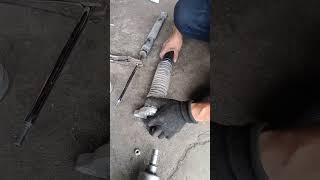 HOW TO REPLACE SHOCK ABSORBER SHOCKABSORBER MECHANIC SHORT [upl. by Nohcim]