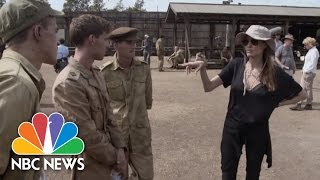 Angelina Jolies quotUnbrokenquot Behind The Scenes Interviews  NBC News [upl. by Selrhc]