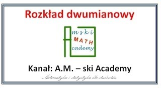 Rozkład dwumianowy  program Statistica [upl. by Torey]