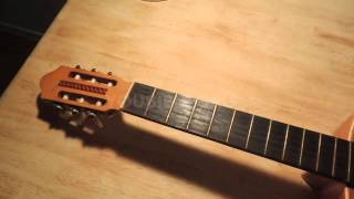 NYLON TO STEEL STRING GUITAR CONVERSION 1 [upl. by Ahsiekin833]