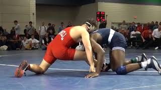 174 lbs Semi Final Mack Lewnes Cornell vs Ed Ruth Penn State [upl. by White120]