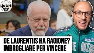 De Laurentiis attacca la Juventus sugli scudetti Sotto inchiesta il bilancio Juve 2022  Avsim [upl. by Nahgaem686]