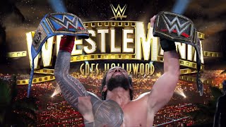 WRESTLEMANIA 39 ROMAN EXIT THEME EXTENDED 30 MINUTES [upl. by Narok457]